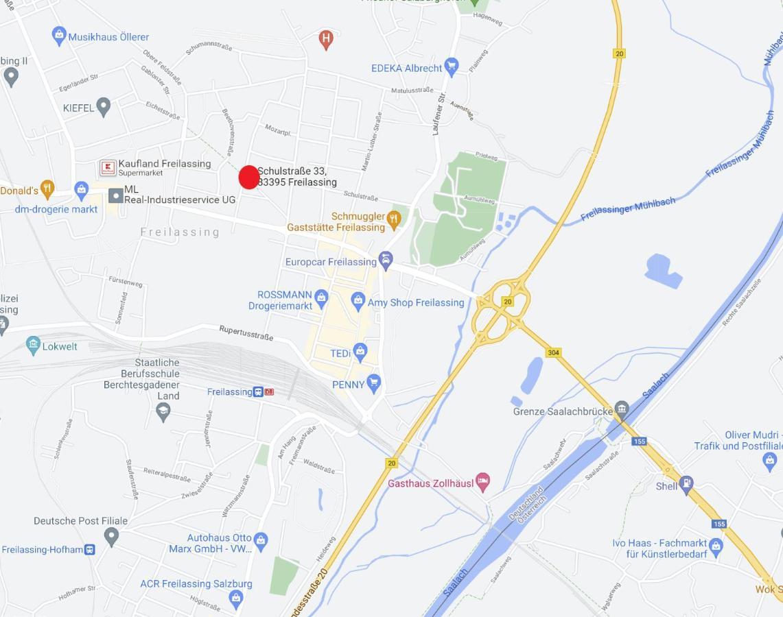 Eg Links-Wunderschoene 70M Grosse 2-Zimmer City Wohnung Naehe Salzburg 프라일라싱 외부 사진